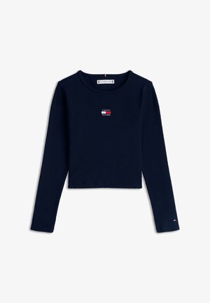 Tommy Hilfiger, HERITAGE FLAG - Pitkähihainen paita - dark night navy