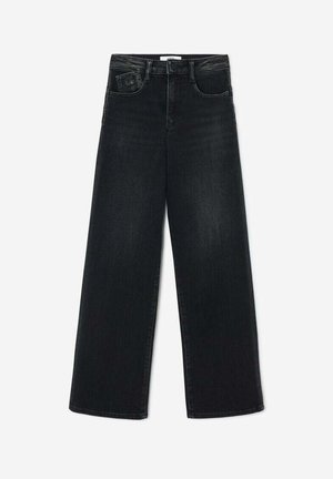 OLD PULP TAILLE HAUTE, LONGUEUR 34 - Straight leg jeans - noir