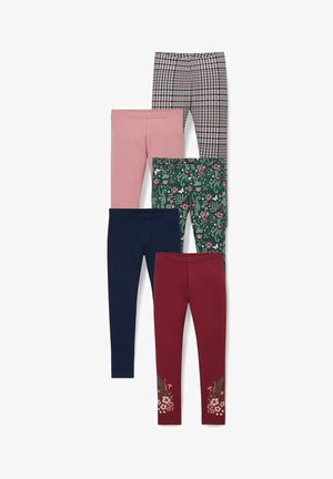5PACK - Leggings - Trousers - rose dark blue