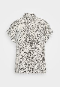 ONLHANNOVER LIFE SHIRT - Skjortebluse - cloud dancer/black