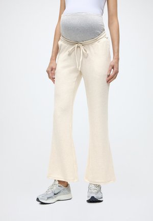 OLMRITALA FLARED STRING PANT JRS - Trousers - birch detail:melange