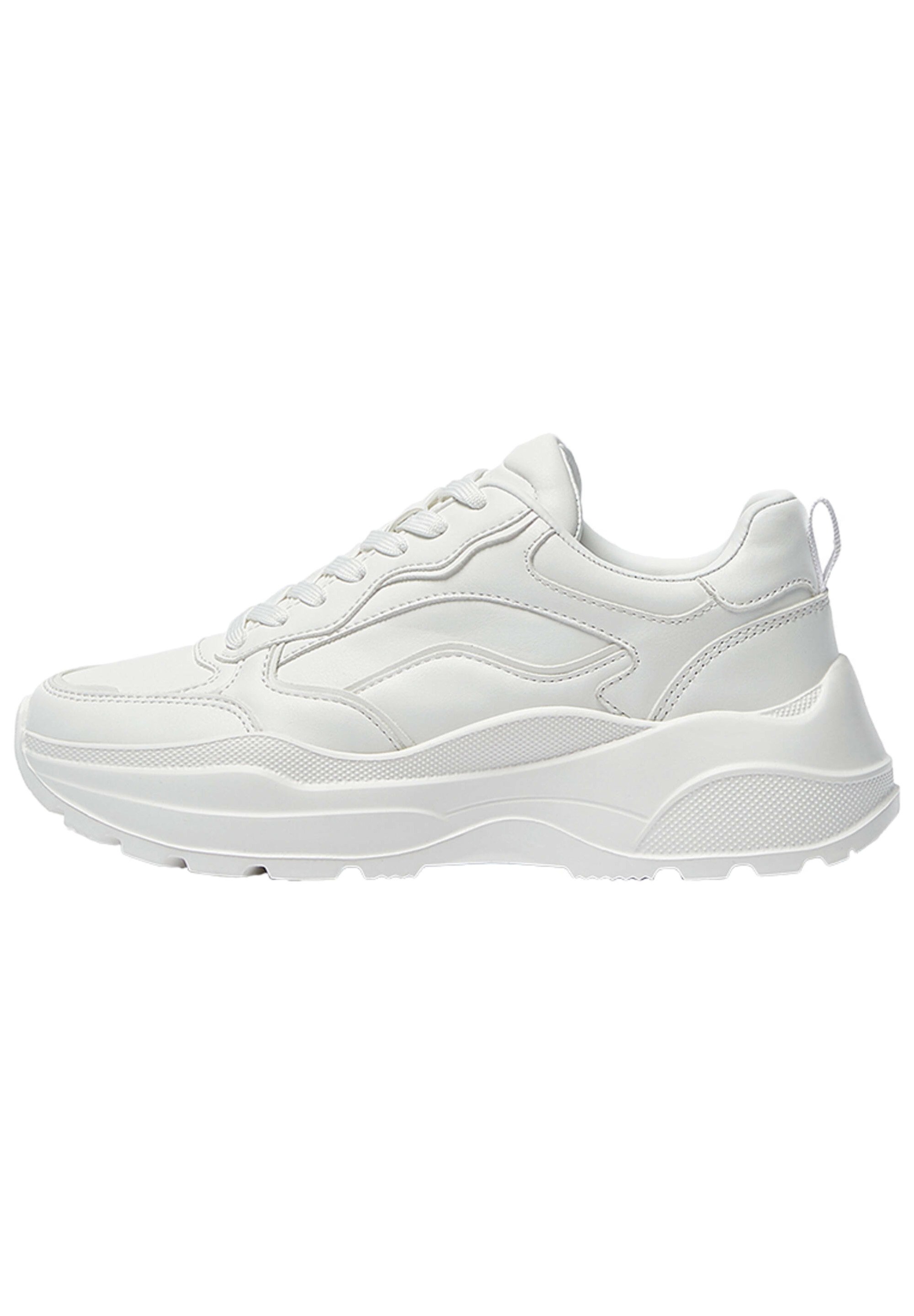 White low-top sneakers