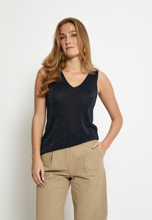 CARLI  - Top - black iris metal