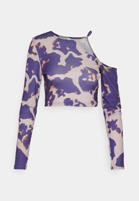 Neon & Nylon NEO LUCY SHOULDER CROPPED - Camisola de manga comprida - blue iris