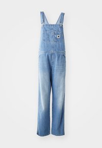 BIB OVERALL STRAIGHT - Kombinezonas su petnešomis - blue light true washed