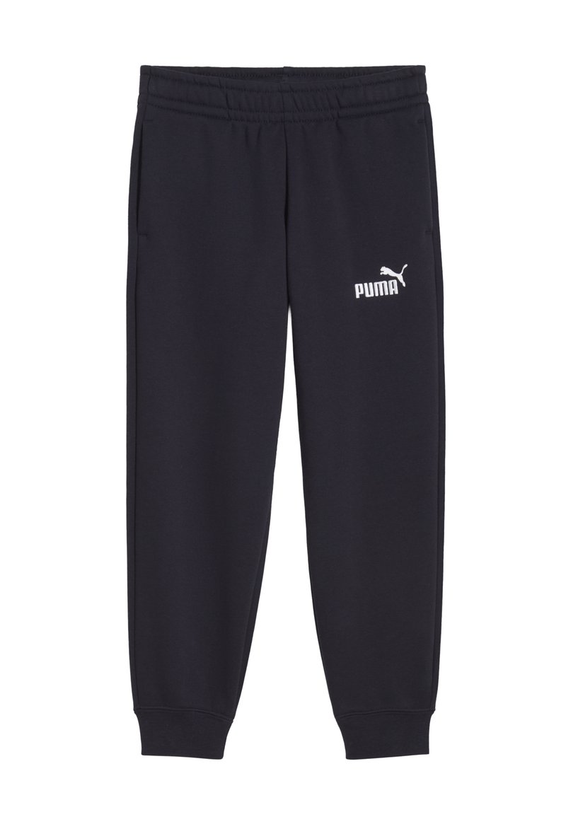 Námornícke tepláky s elastickým pásom a bočnými vreckami, na ľavom stehne sú s bielym logom Puma.