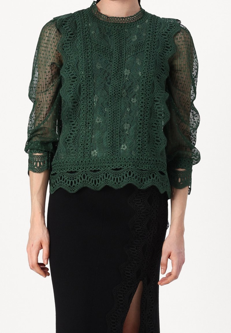 YAS Blouse - dark green