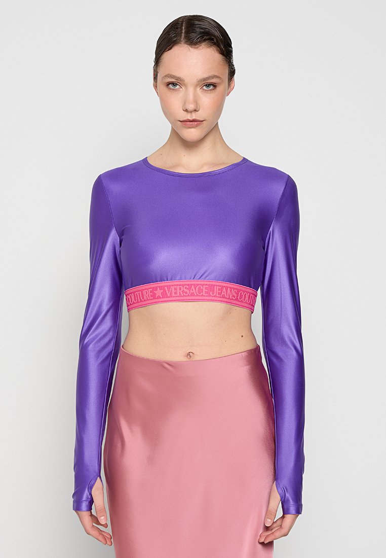 Versace Jeans Couture Longsleeve paars Versace Jeans Couture Longsleeve paars