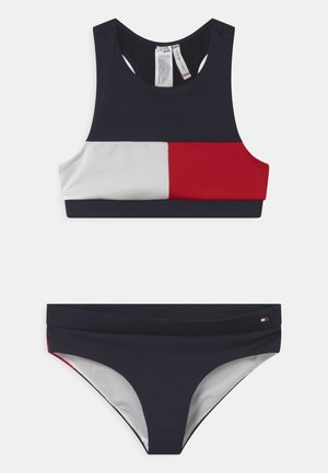 CROP SET - Bikini - blue