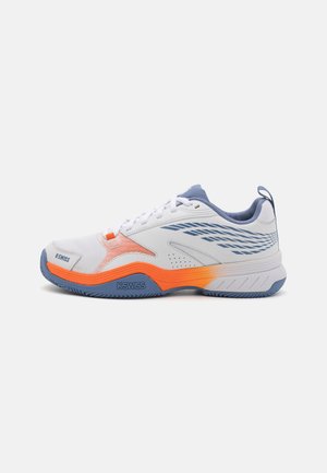 SPEEDEX CLAY - Zapatillas de tenis para tierra batida - white/infinity/scarlet ibis