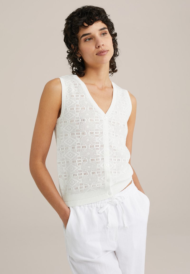 WE Fashion - Top - white, Enlarge