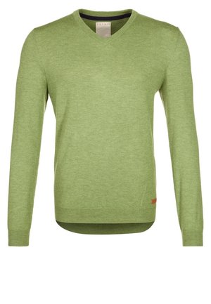 Stickad tröja - green