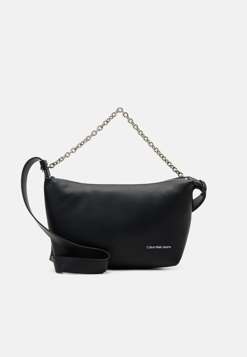 Calvin Klein Jeans SCULPTED ROUND CHAIN - Sac bandoulière - black