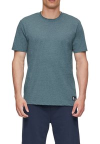 QS MIT LAYERING DETAIL - T-shirt basic - petrol