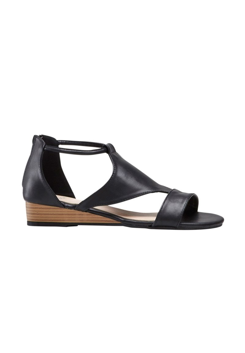 bonprix Sandales compensées - black