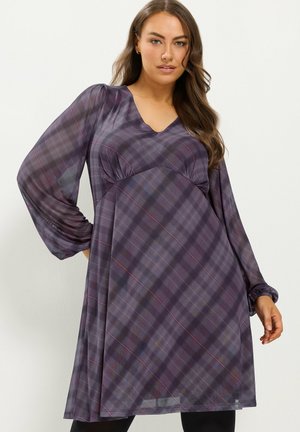 Yours Clothing, PLUS SIZE MIDI DRESSES - Robe de jour - purple