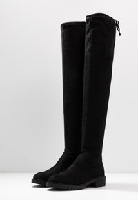 New Look Botas mosqueteras - black