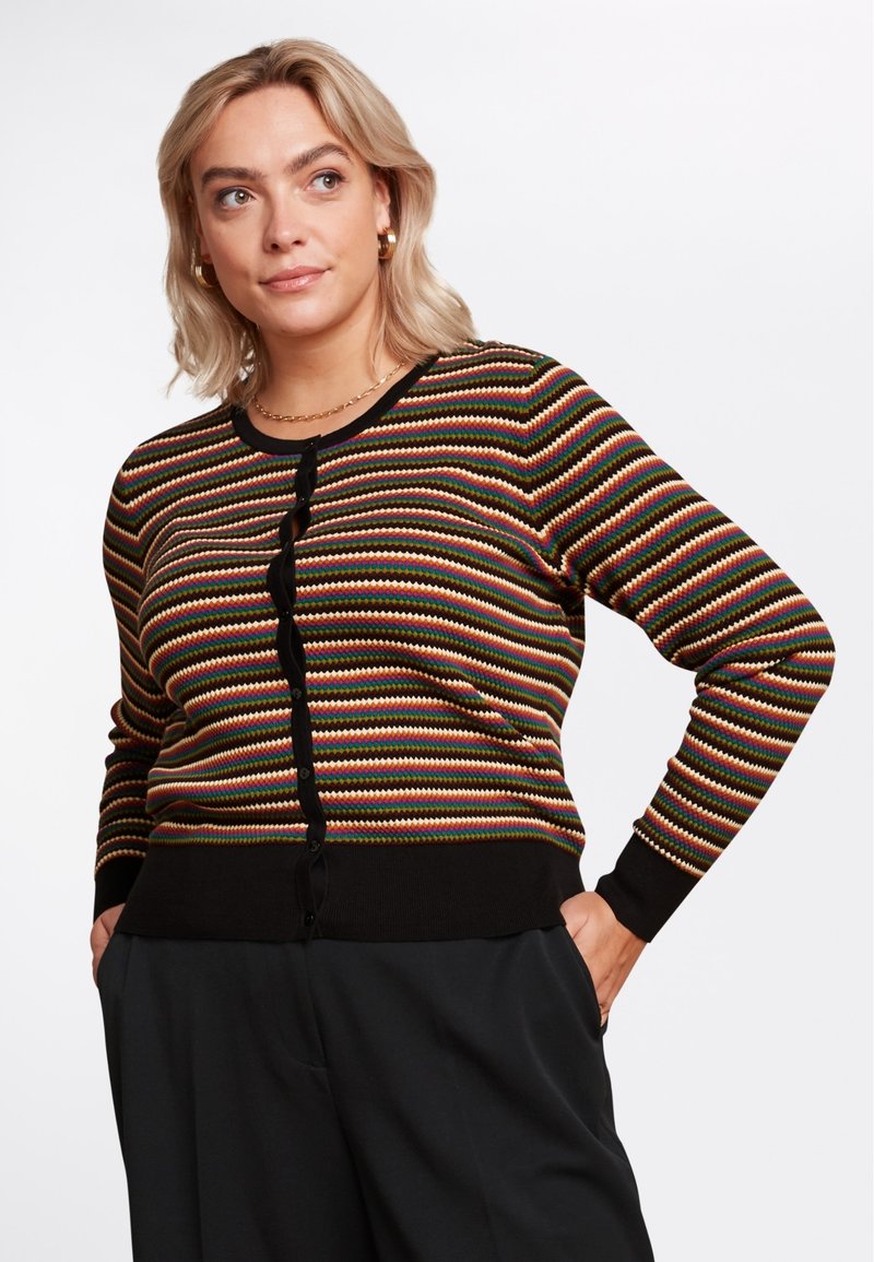 King Louie - CARDI  GILMOUR - Cardigan - black, Enlarge