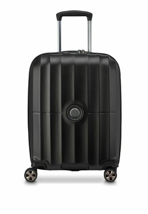 ROLLEN KABINENTROLLEY 55 CM MIT DEHNFALTE - Maleta de cabina - schwarz