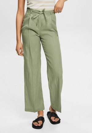Broek - mottled light green