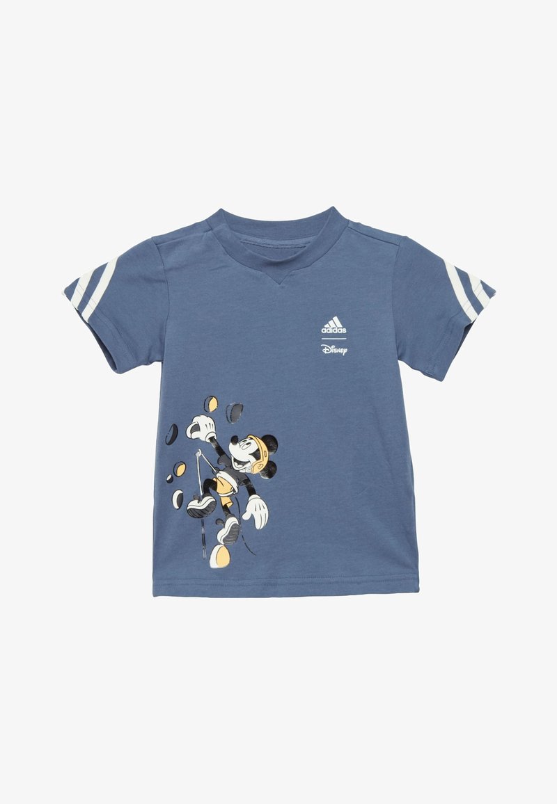 adidas Performance I DY MM - T-shirt con stampa - preloved ink off white semi spark