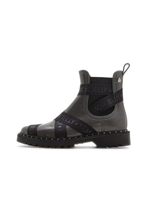 FRANKIE - Cowboy/biker ankle boot - metal grey