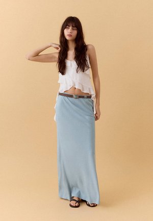 Mango Kids, TEEN - Maxinederdele - light blue