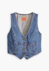 TAILORED VEST DENIM - Chaleco - big yikes