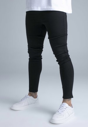 SIKSILK, SKINNY FIT - Džínsy skinny fit - black