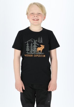 T-shirt med print - black elk