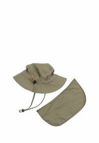 mikk-line SAFARI DET LONG NECK - SOLID - Müts - dusty olive