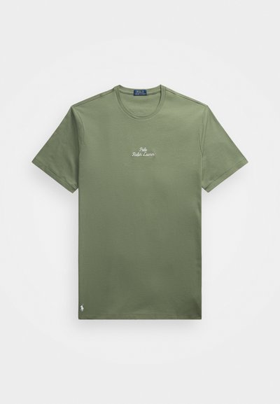Polo Ralph Lauren Big & Tall EMBROIDERED LOGO JERSEY T-SHIRT - Apdrukāts T-krekls - cargo green