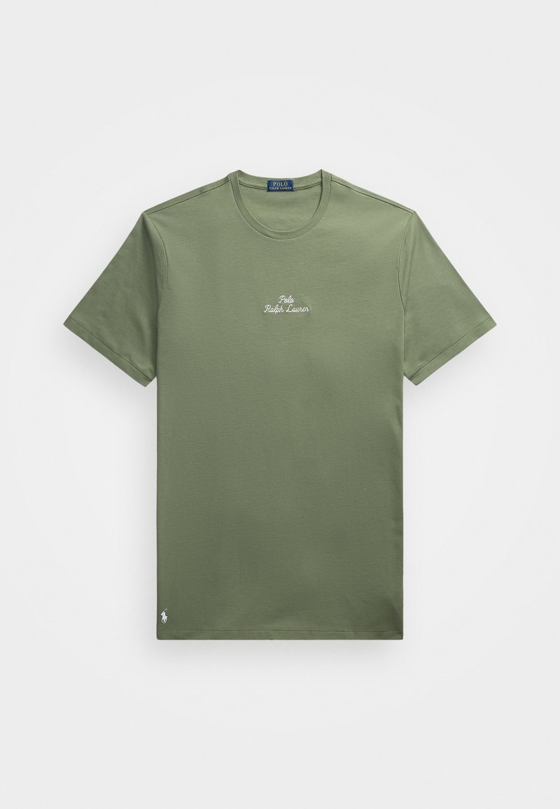 Polo Ralph Lauren Big & Tall EMBROIDERED LOGO JERSEY T-SHIRT - T-shirt med print - cargo green