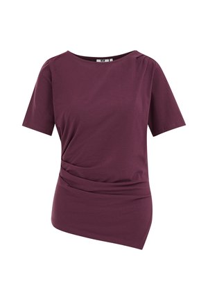 WE Fashion, WE FASHION - T-shirt basique - aubergine