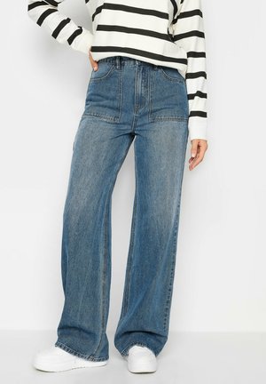 HIGH WAISTED   - Flared Jeans - blue