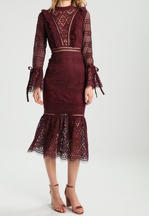Vestito elegante - bordeaux