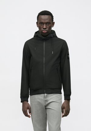 Jack & Jones JJEBASIC HOOD - Veste softshell - black