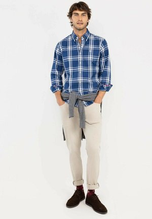 El Ganso, CAMISA CUADRO TARTÁN ALGODÓN - Camisa - marino