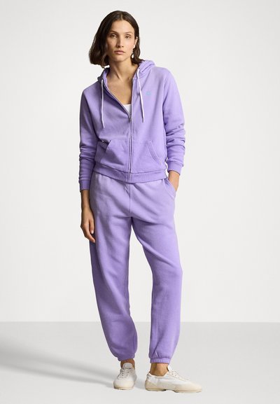 Polo Ralph Lauren ISLAND FLEECE LONG SLEEVE SWEATSHIRT - Majica s kapuljačom i patentnim zatvaračem - pure lilac