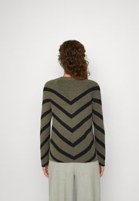 LASCANA ZACKE - Striktrøje - khaki/schwarz