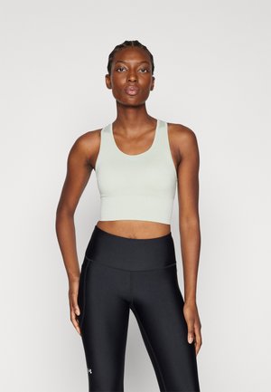ONLY Play ONPDAISY-2 SEAM LONG BRA - Sportski grudnjak sa srednje jakom potporom - aqua gray