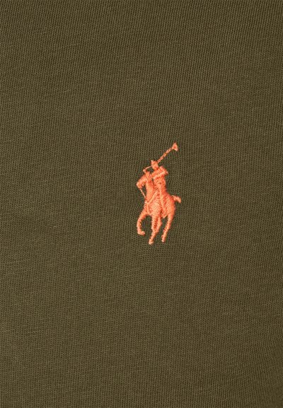 Polo Ralph Lauren CUSTOM SLIM FIT JERSEY CREWNECK T-SHIRT - Základné tričko - defender green