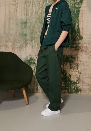 Sweat zippé - green