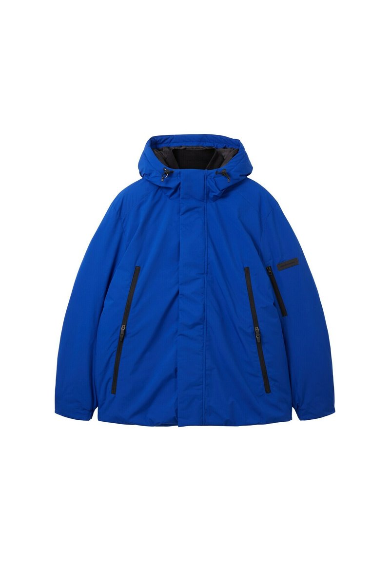 Tom Tailor Denim Outdoorjas petrol gemêleerd