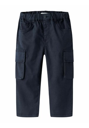NMMBEN TAP PANT - Cargobyxor - navy blazer