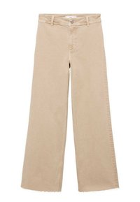 CATHERIN CULOTTE - Vaqueros a campana - sand