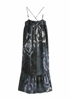BEADED  REGULAR FIT - Maxi šaty - navy