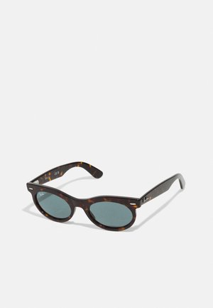 WAYFARER OVAL UNISEX - Sunglasses - havana / blue