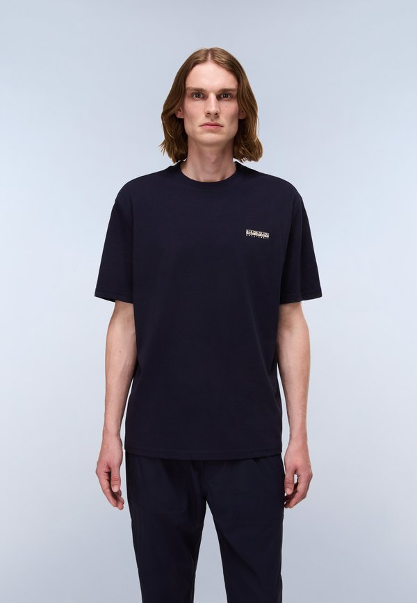 SMALL BOX - Basic T-shirt - blu marine