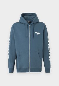 OLD ENGLISH ZIP THROUGH HOOD UNISEX - Mikina so zipsom - orion blue